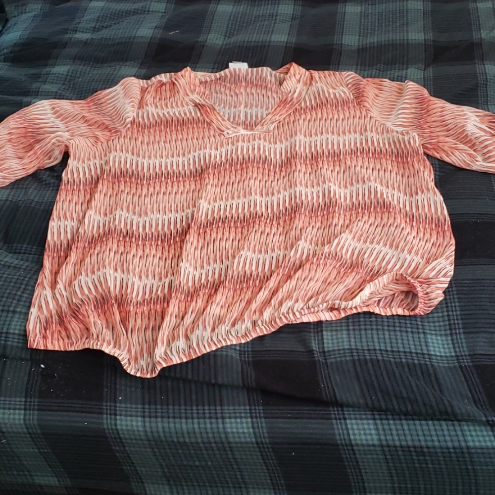 3 for $18 Worthington 3x sheer blouse